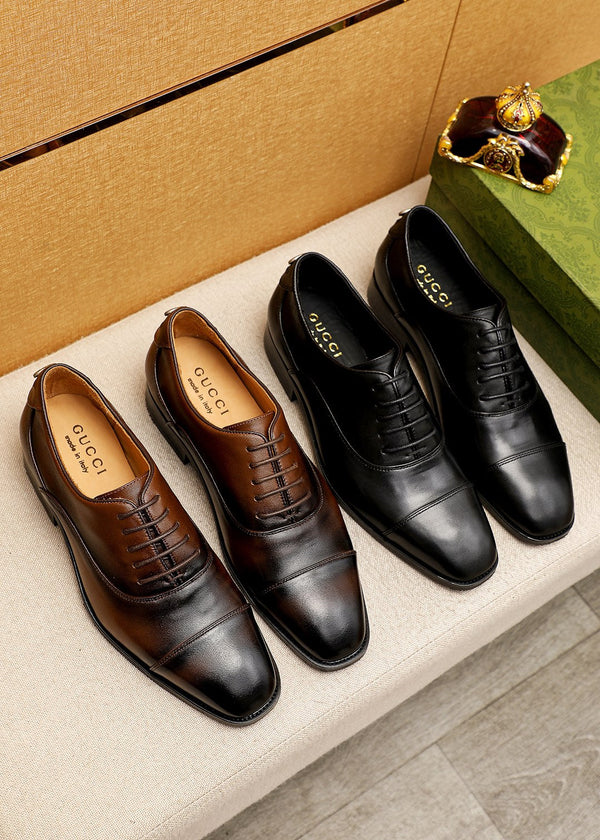 GG MONKSTRAP IN PELLE MARRONE