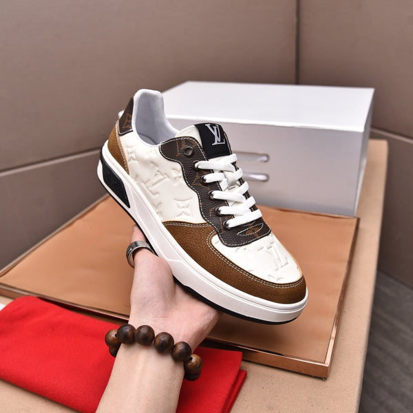 LV RIVOLI SNEAKER BIANCO MARRONE
