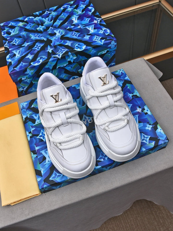 LV SNEAKERS BIANCHE CON STRINGHE