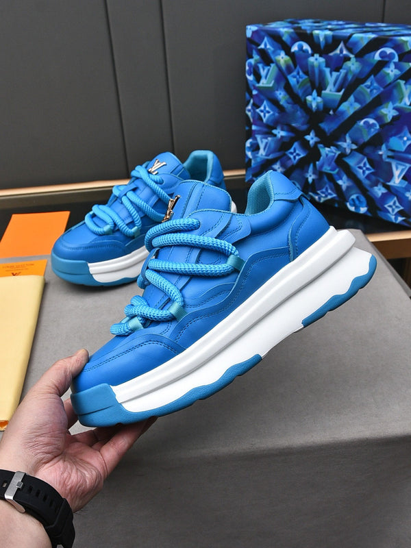 LV SNEAKERS BLU CON STRINGHE