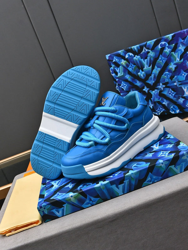 LV SNEAKERS BLU CON STRINGHE