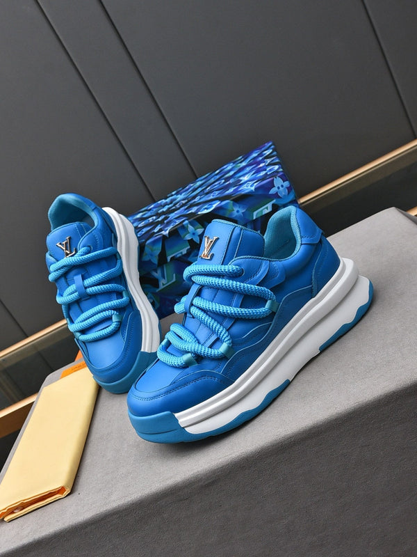 LV SNEAKERS BLU CON STRINGHE
