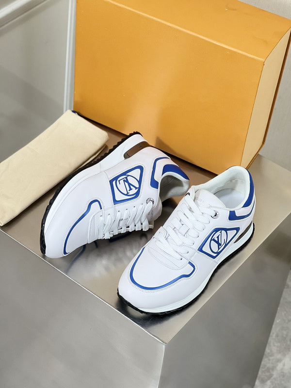 LV RUN AWAY WHITE BLUE SNEAKER