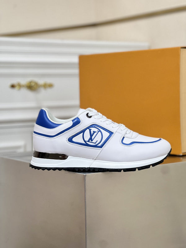 LV RUN AWAY WHITE BLUE SNEAKER