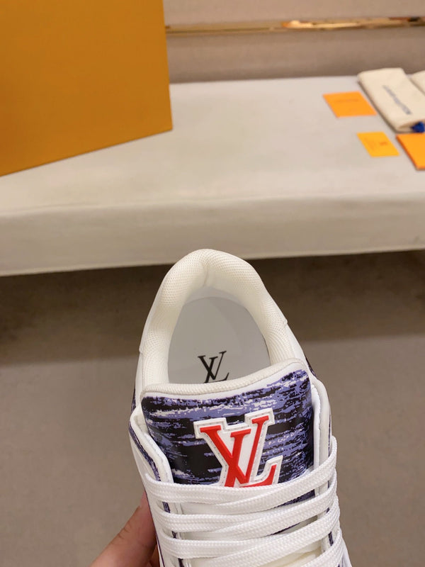 LV TRAINER SNEAKER BLU BIANCO