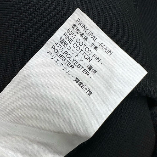 LV25 Silk Scarf Hooded Jacket Black Cotton 290214