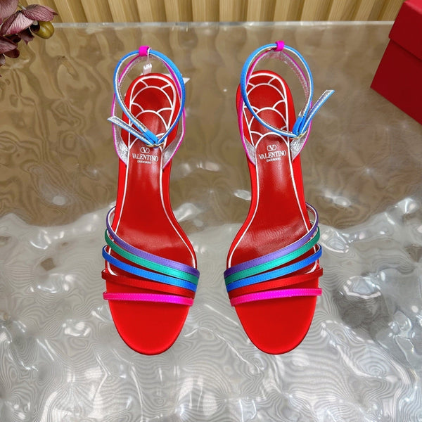 VT Gravani Embellished Leather Sandals 8cm