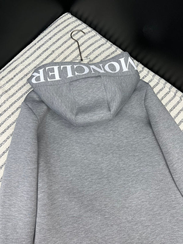 Moncle Hat-Printed Logo-Embellished Dress Gray Viscose 252314