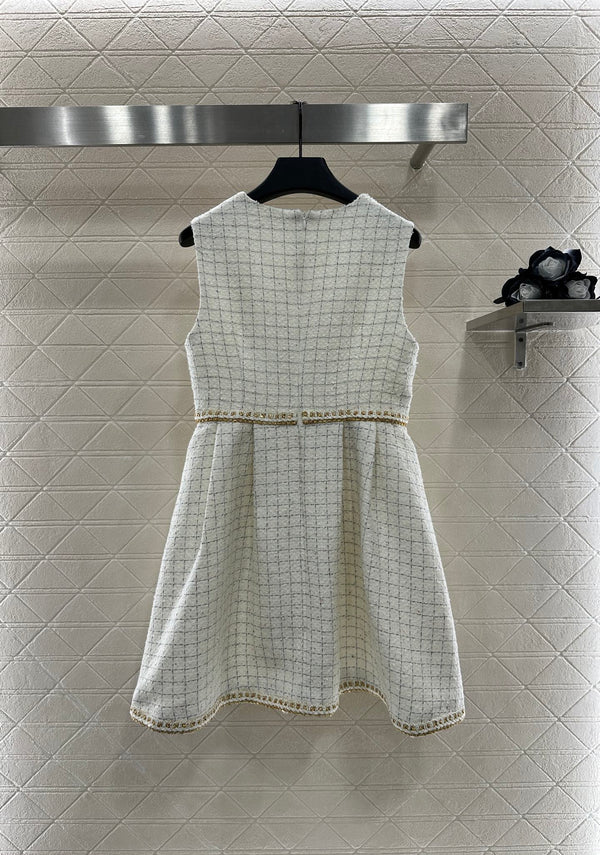 CHANEL BRAIDED HEM VEST SKIRT STYLE 287