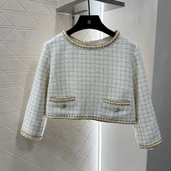 CHANEL BUTTON-BACK DRESS TOP STYLE 286