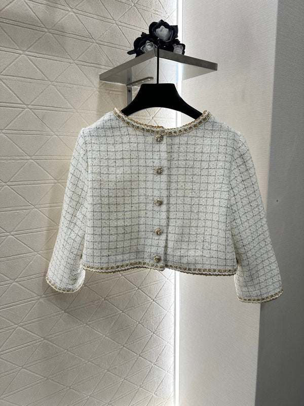 CHANEL BUTTON-BACK DRESS TOP STYLE 286