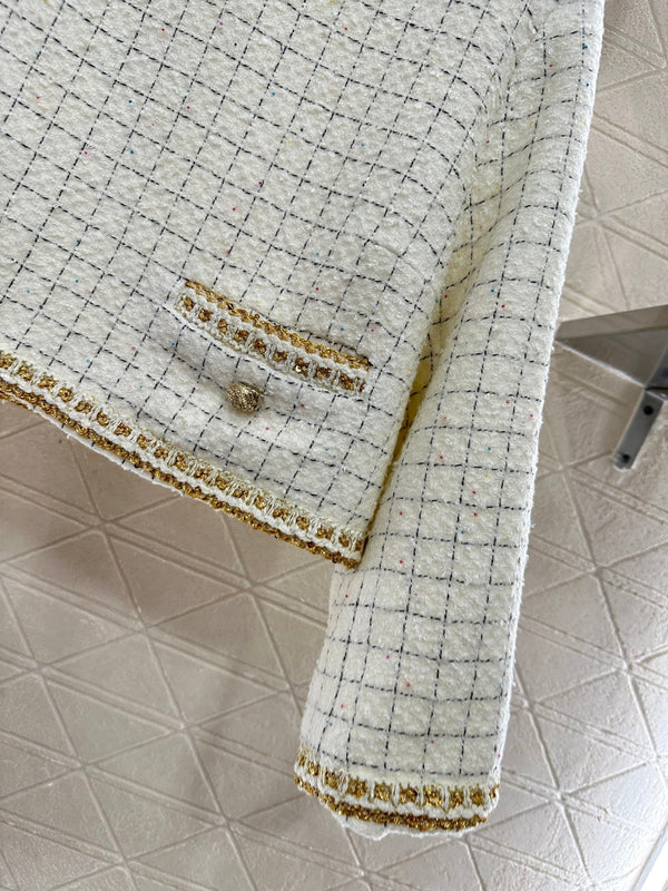 CHANEL BUTTON-BACK DRESS TOP STYLE 286