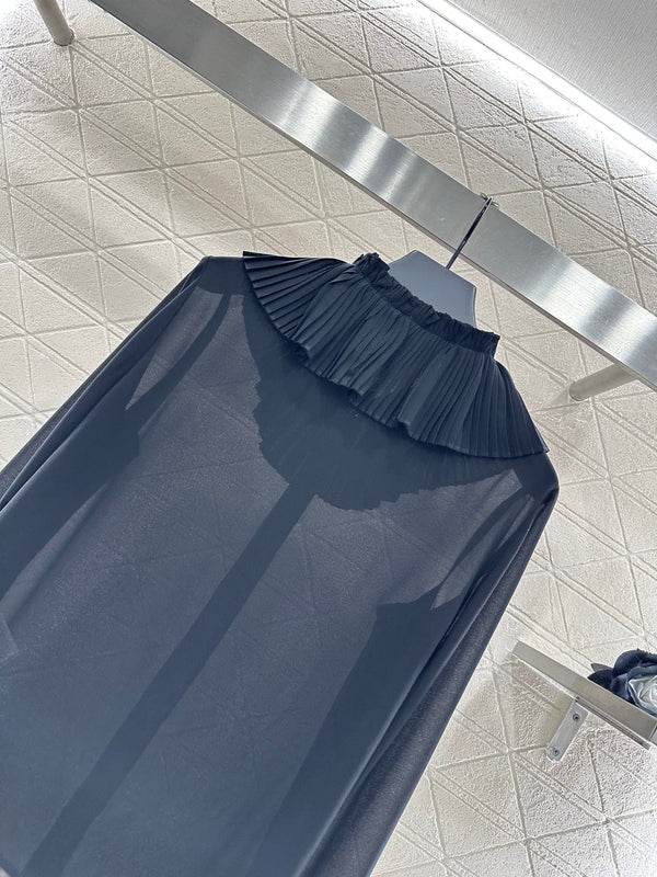 CHANEL LACE RUFFLED SHIRT STYLE 285