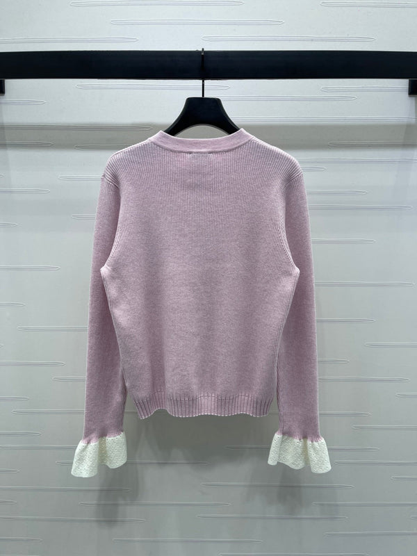 CHANEL WOOL LONG SLEEVE CARDIGAN STYLE 282