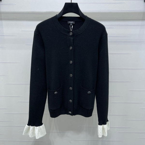 CHANEL WOOL LONG SLEEVE CARDIGAN STYLE 281