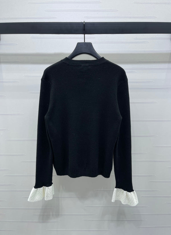 CHANEL WOOL LONG SLEEVE CARDIGAN STYLE 281