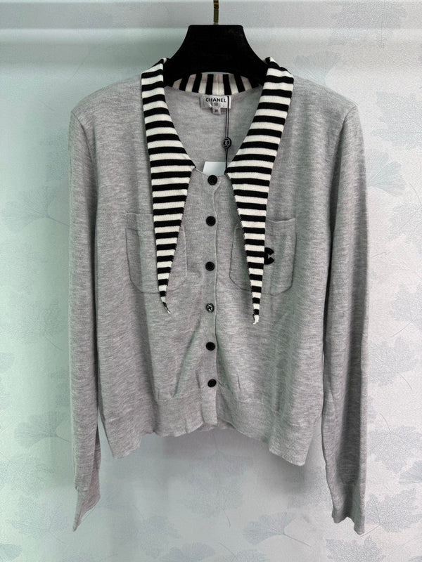 CHANEL WOOL LONG SLEEVE CARDIGAN STYLE 274
