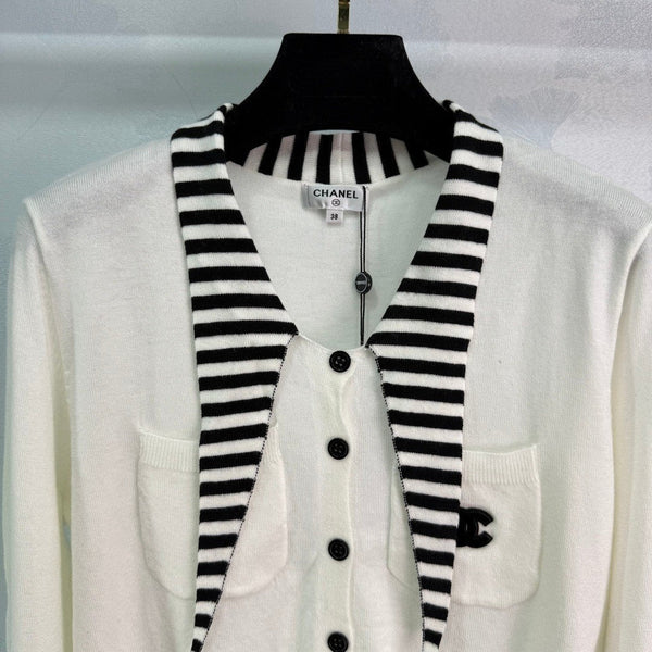 CHANEL WOOL LONG SLEEVE CARDIGAN STYLE 274