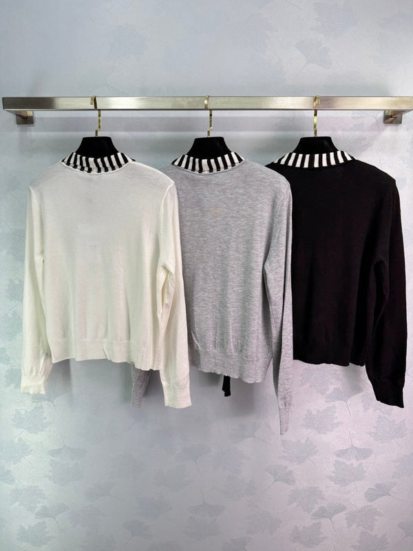 CHANEL WOOL LONG SLEEVE CARDIGAN STYLE 274