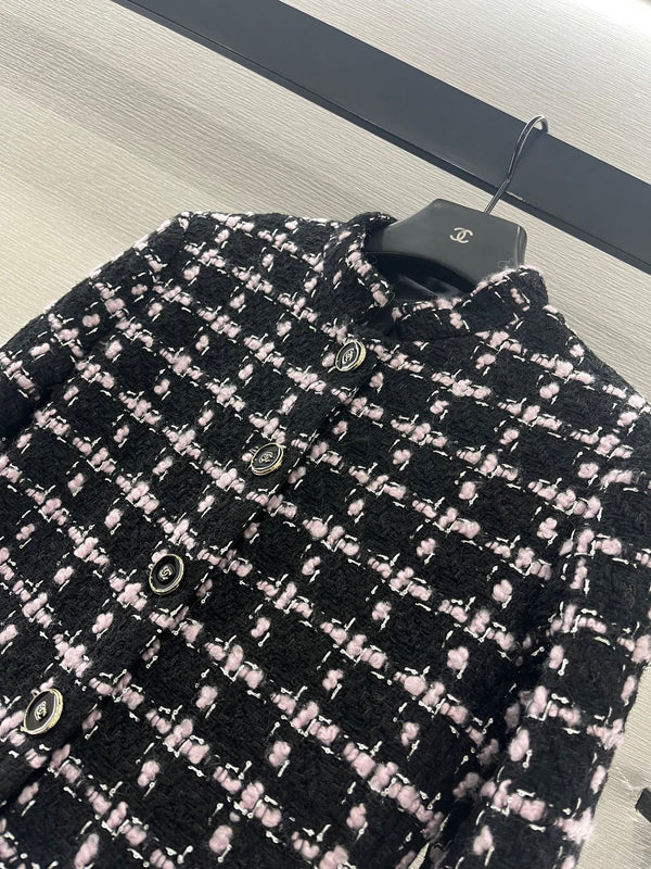 CHANEL WOOL LONG DRESS COAT STYLE 268