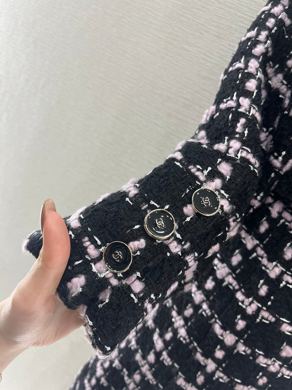 CHANEL WOOL LONG DRESS COAT STYLE 268