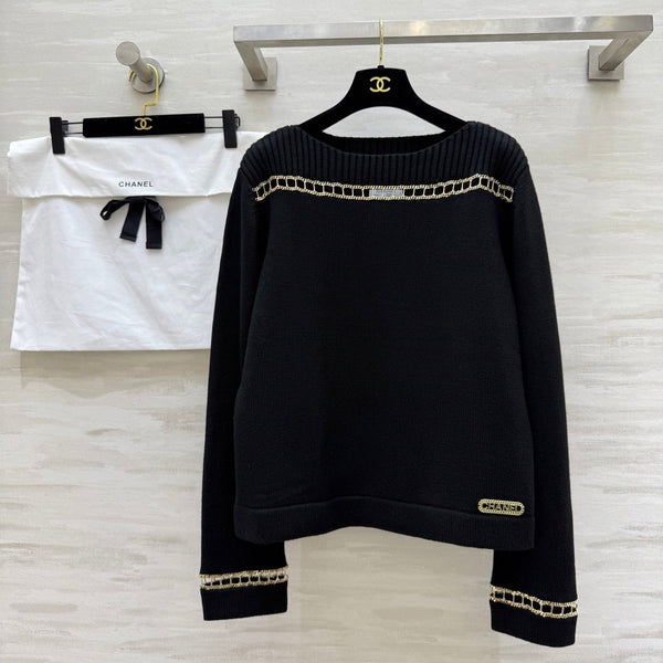 CHANEL CASHMERE SWEATER STYLE 261