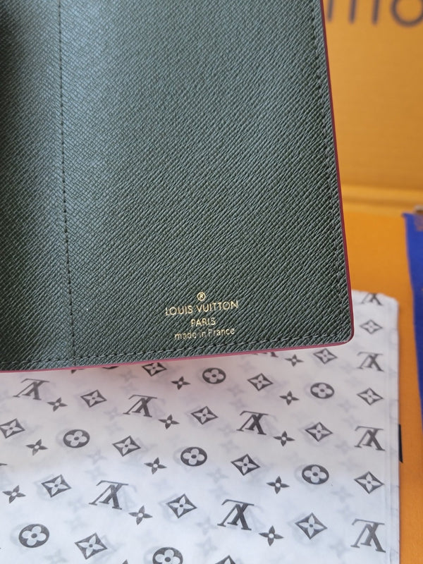 Portafoglio LV 14 cm in tela monogramma rosa 261848