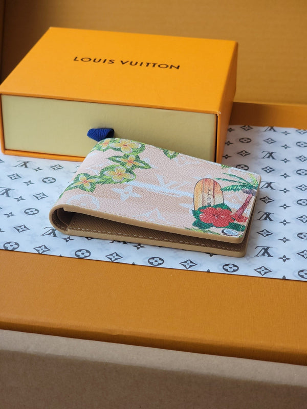 LV Slender Wallet 11cm Blossom Monogram Canvas 261852