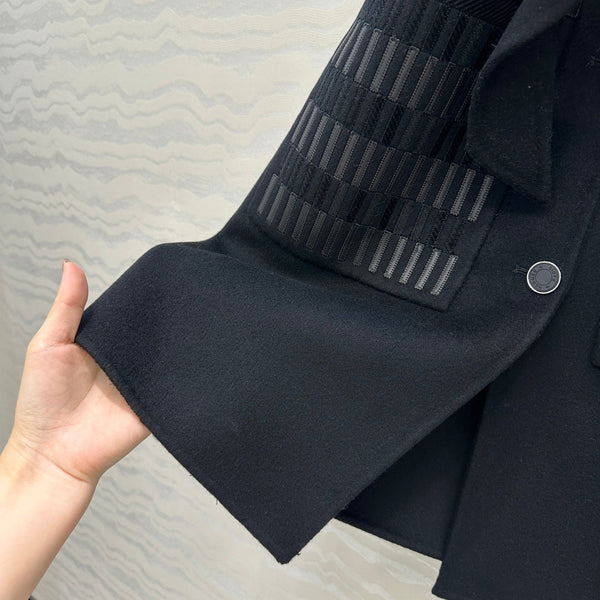 HM 25S Jacket in Black Wool 295761