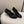 CC 25A Double C Giant Pearl Heel Mary Janes Black Cowhide 127024