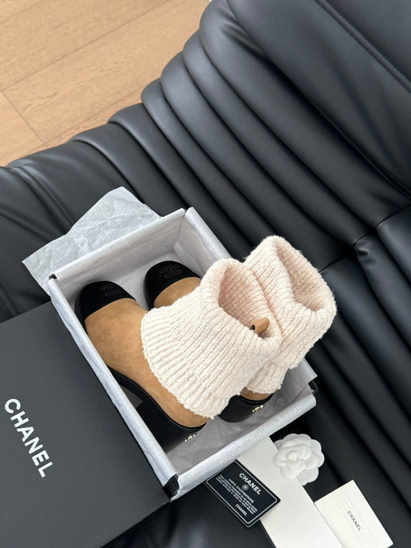 CC 25K Sock Boots Brown Suede 458776