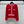 CC 25F Round-Neck Knitted Long-Sleeved Cardigan Red Wool