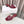 CD DWAY flip-flop colorblocked logo embroidery burgundy 45mm cowhide