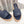 CD Dway Jelly-Colored Platform Heel 100mm Sandals Navy Blue Calskin