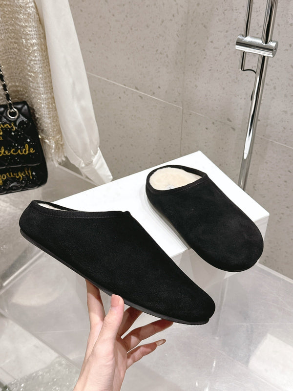 The Row Sandal Black Cowhide 334158