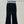 CE Flared Velvet Pants Black Cotton