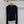 Miumiu 25FW Tencel Wool Fake Two-Piece Long-Sleeved T-Shirt Black Wool