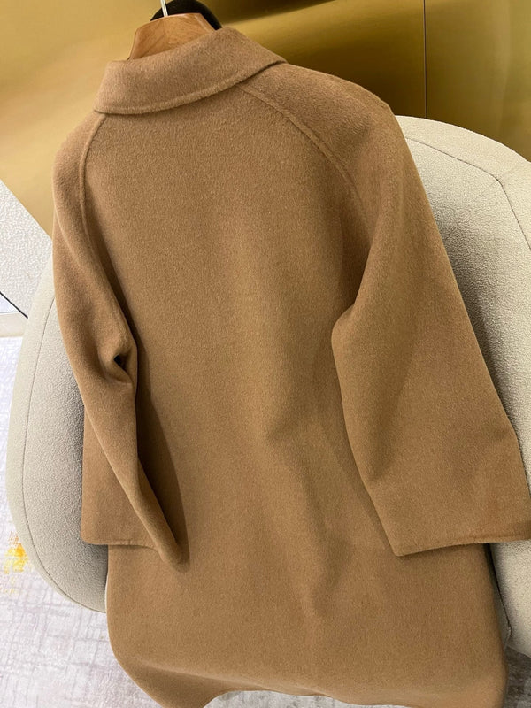 HM 25 Classic Pig-Nose Floral Coat Brown Cashmere 305176