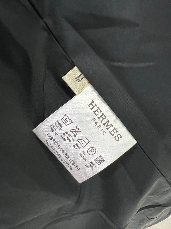 HM 25 Diamond-Guilted Padded Jacket Black Cotton and Polyester 302847