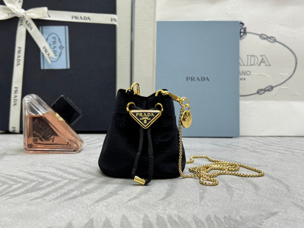 Pra Velvet Mini Bucket Black 267272