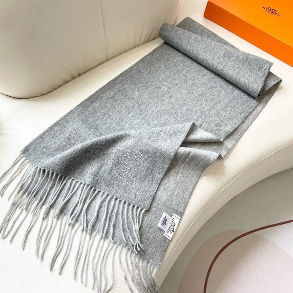 HM 25 200cm Scarf Gray Cashmere 825630
