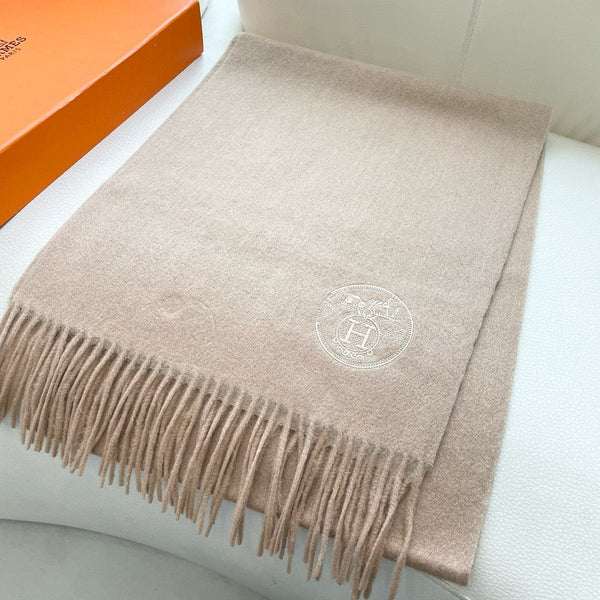 HM 25 200cm Scarf Beige Cashmere 825629