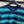 Miumiu Short-Sleeve Stripped T Shirt Green and Dark Blue Cotton