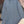 CC Vintage Suit Woolen Bow Neck Dress Blue Wool