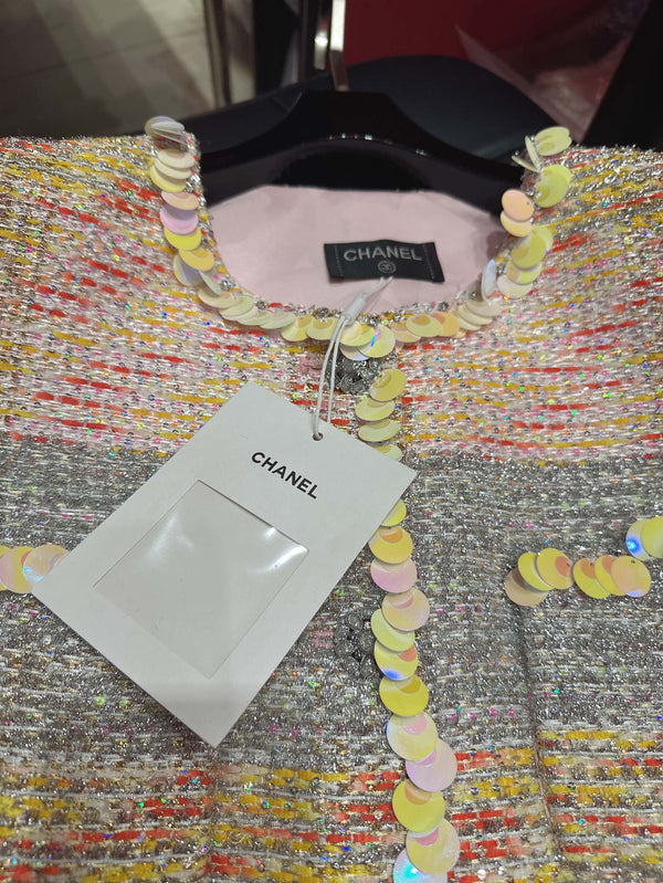 CC 25Ss Suit Jacket and Skirt Colorful Cotton