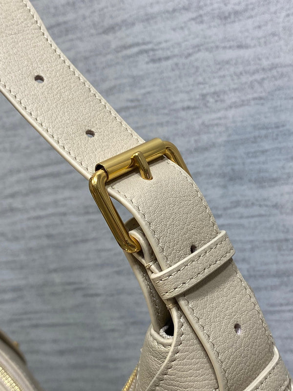 CD VOYAGE Handbag 28cm Cream Cowhide