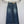 CD 25SS Laser Printed Stripe Pattern Denim Skirt Blue Cotton 306525