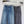 CD 25SS Laser Printed Stripe Pattern Wide-Leg Jeans Blue Cotton 306516