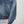 Giacca in denim con motivo a righe stampato al laser CD 25SS, cotone blu 306512