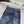 CD 25SS Laser Printed Stripe Pattern Wide-Leg Jeans Blue Cotton 306510